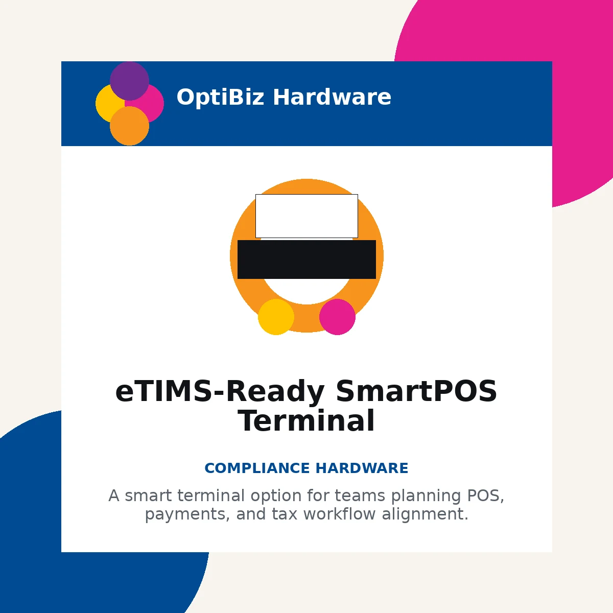 eTIMS-Ready SmartPOS Terminal
