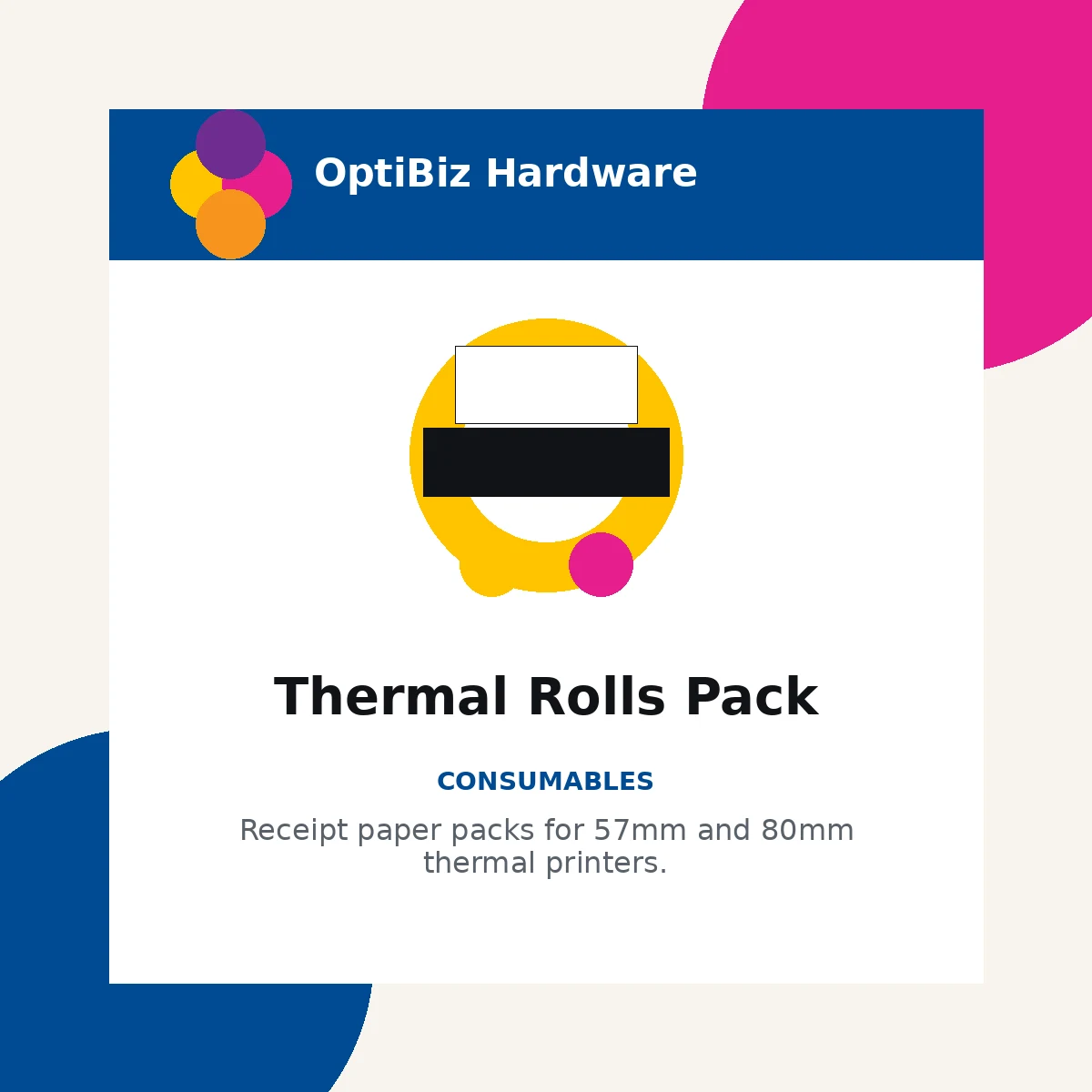 Thermal Rolls Pack